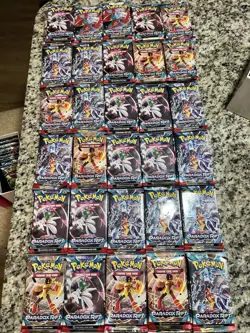 50x Pokemon TCG SV Paradox Rift Booster Packs New Sealed - Image 1