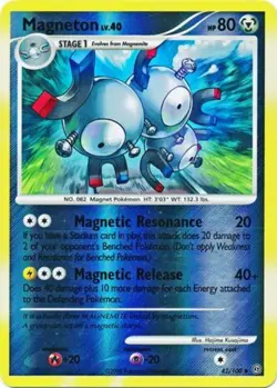 Pokemon - Magneton - 42/100 - Uncommon - Reverse Holo - Stormfront - NM - Image 1