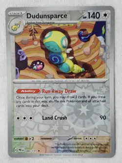Dudunsparce #80/131 Prismatic Evolutions 2025 Reverse Holo Pokemon TCG - Image 1