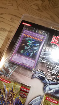 Yugioh Blue-Eyes Ultimate Dragon JMP-EN005 SEALED Blister pack PSA - Image 2