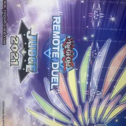 Yu-Gi-Oh Sealed Diviner of the Herald 2021 Remote Duel Judge Playmat used - Image 2
