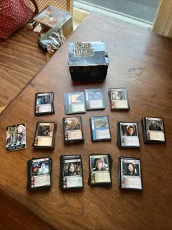 Lord Of The Rings Trading Card Game Lot Of 348 Cards Very Good Condition (ls) - Image 1