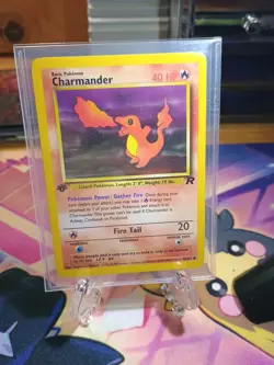 Charmander 50/82 1st Edition Team Rocket Pokemon TCG NM/LP++ / Vintage Card WOTC - Image 1
