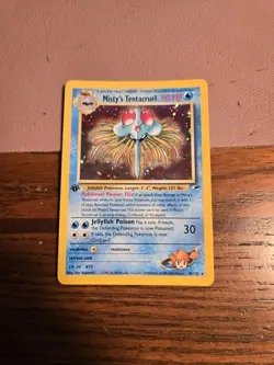 Pokemon TCG 1st Edition Misty's Tentacruel Holo Rare Card Gym Heroes 10/132 - Image 1