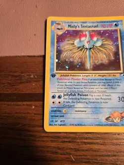 Pokemon TCG 1st Edition Misty's Tentacruel Holo Rare Card Gym Heroes 10/132 - Image 5