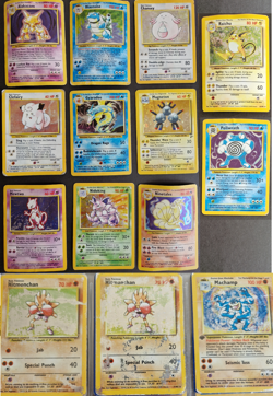 Damaged: 15 Holo Rare Base Set 1999 WOTC Vintage Pokemon Cards - Image 1