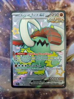 Pokemon - Great Tusk ex - SVP072 - Black Star Promo Card - Image 1