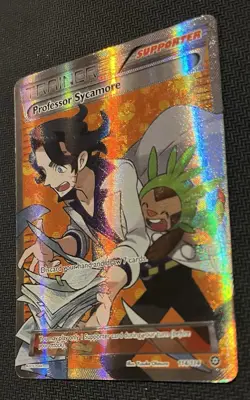Professor Sycamore Pokemon TCG Full Art Ultra Rare Steam Siege XY Card 114/114 - Image 2
