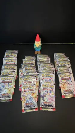 Lot of 48 EMPTY Prismatic Evolutions Packs - No Cards, Just Wrappers - Image 1