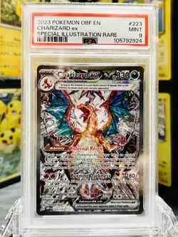 Charizard EX 223/197 Rare Holo Pokemon Card PSA 9 Never Played - Image 1