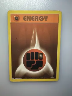 FIGHTING ENERGY - 127/132 - Gym Challenge - Pokemon Card - - Image 1