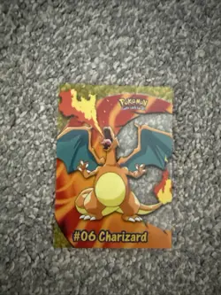 #06 Charizard Topps TV Animation Pokemon Pokemon Card 2000 PC3 - Image 3