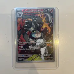 Pokemon TCG Team Rockets Houndoom Full Art Rare Card Destined Rivals 191/182 - Image 1