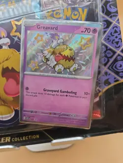 Pokemon TCG Paldean Fates Tech Sticker Collection Greavard new sealed card game - Image 2