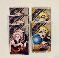 3 Naruto A New Chronicle Booster Packs card game TCG CCG 3 Sealed packs - Image 1