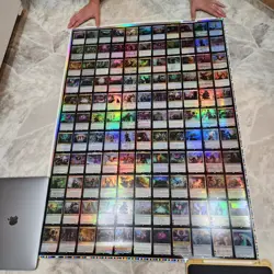 MTG War of the Spark Uncut Foil Sheet Still With Shipping Tube SHIPS FAST - Image 1