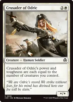 FOIL CRUSADER OF ODRIC x4 mtg LP-NM Innistrad Remastered 4 Common - Image 1