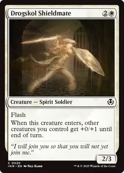 FOIL DROGSKOL SHIELDMATE x4 mtg LP-NM Innistrad Remastered 4 Common - Image 1