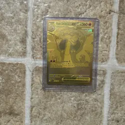 Mega Charizard GX Pokemon Card Gold Foil Edition - Image 1