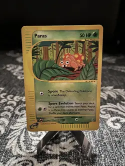 Pokemon TCG Paras 99/147 Aquapolis Common Reverse Holo LP Condition - Image 1