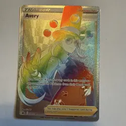 Avery 211/198 Rainbow Secret Rare Pokemon 2021 Chilling Reign LP/NM - Image 1