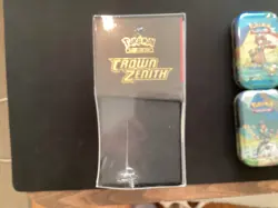 POKEMON CROWN ZENITH ETB, 5 MINI TINS FULL ART SET & 5 PACKS SEALED!!! 820650851476 - Image 4