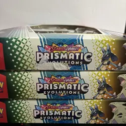 Pokemon Prismatic Evolutions Lucario EX & Tyranitar EX Collection - Lot of 3 - Image 3