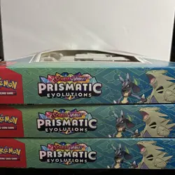 Pokemon Prismatic Evolutions Lucario EX & Tyranitar EX Collection - Lot of 3 - Image 5