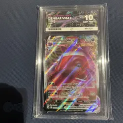 Pokemon TCG Gengar VMAX 157/264 Fusion Strike Card Ace 10 - Image 1