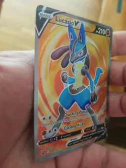 Lucario V - SWSH213 (Full Art) Sword & Shield Promo NM Pokemon TCG - Image 3