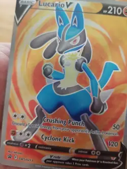 Lucario V - SWSH213 (Full Art) Sword & Shield Promo NM Pokemon TCG - Image 4