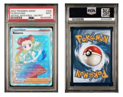 Pokemon Astral Radiance #206 ROXANNE - Secret Rare - Full Art - PSA 9 - Image 3