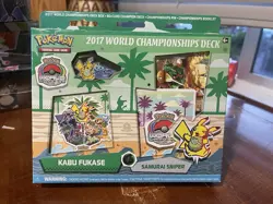 Pokemon 2017 World Championships Deck Kabu Fukase Samurai Sniper New Sealed - Image 1