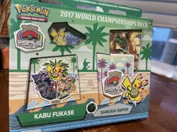 Pokemon 2017 World Championships Deck Kabu Fukase Samurai Sniper New Sealed - Image 2