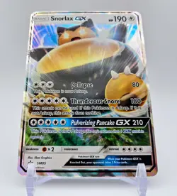 Snorlax GX SM05 - Pokemon TCG Black Star Promo NM+ Unplayed - Image 2