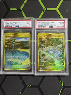 Pokemon Hidden Fates Brooklet Hill Aether Paradise Conservation Area Psa9 - Image 1