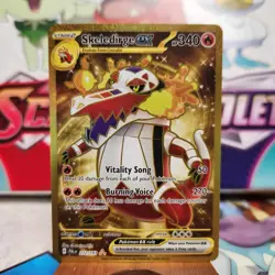 Skeledirge ex 272/193 Gold - Paldea Evolved - Pokemon TCG - SHIPS FAST - Image 1