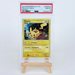 2010 POKEMON HEARTGOLD & SOULSILVER PROMO #HGSS03 PIKACHU-HOLO PSA 8 - Image 1