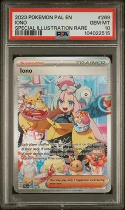 2023 POKEMON PAL EN-PALDEA EVOLVED SPECIAL ILLUSTRATION RARE #269 IONO PSA 10 - Image 1