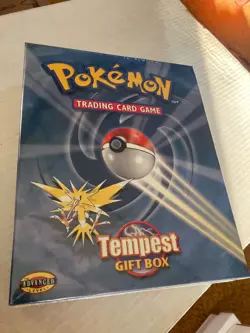 Pokemon sealed tempest gift box sealed vintage deck & 3 booster packs see scans - Image 1