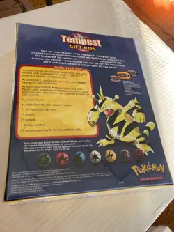 Pokemon sealed tempest gift box sealed vintage deck & 3 booster packs see scans - Image 2