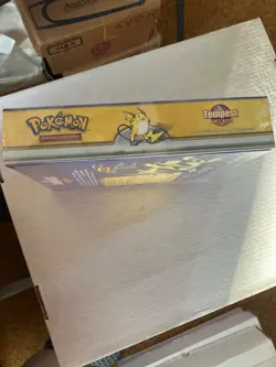 Pokemon sealed tempest gift box sealed vintage deck & 3 booster packs see scans - Image 5