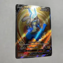 Lucario V SWSH213 : Sword & Shield Full Art Black Star Promo Holo Pokemon TCG - Image 2