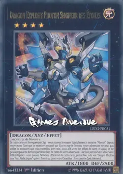 Yu-Gi-Oh ! Dragon Explosif Photon Seigneur Etoiles LED3-FR034 VF/ULTRA - Image 1
