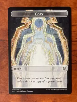 Construct / Copy Token MTG Magic the Gathering Card NM Near Mint C21 - Image 2