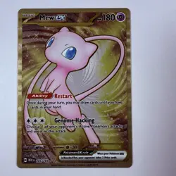 Mew EX SVP 053 Pokemon TCG Scarlet Violet 151 Black Star Promo Bundle X5 Cards - Image 4