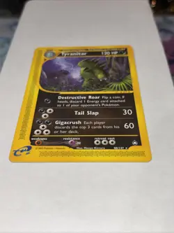 Tyranitar 40/147 Aquapolis Non Holo Rare NM Pokemon Card - Image 2