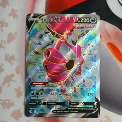Hoopa V Full Art 253/264 Fusion Strike Ultra Rare Pokemon Card 2021 Mint NM - Image 1