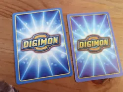 Lot of 2 Digimon cards, mint, Angemon Holo & Magnamon, English - Image 3