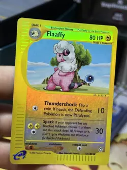 Flaaffy 47/147 Aquapolis 2002 Reverse Holo E-Series Vintage Pokemon Card TCG - Image 5